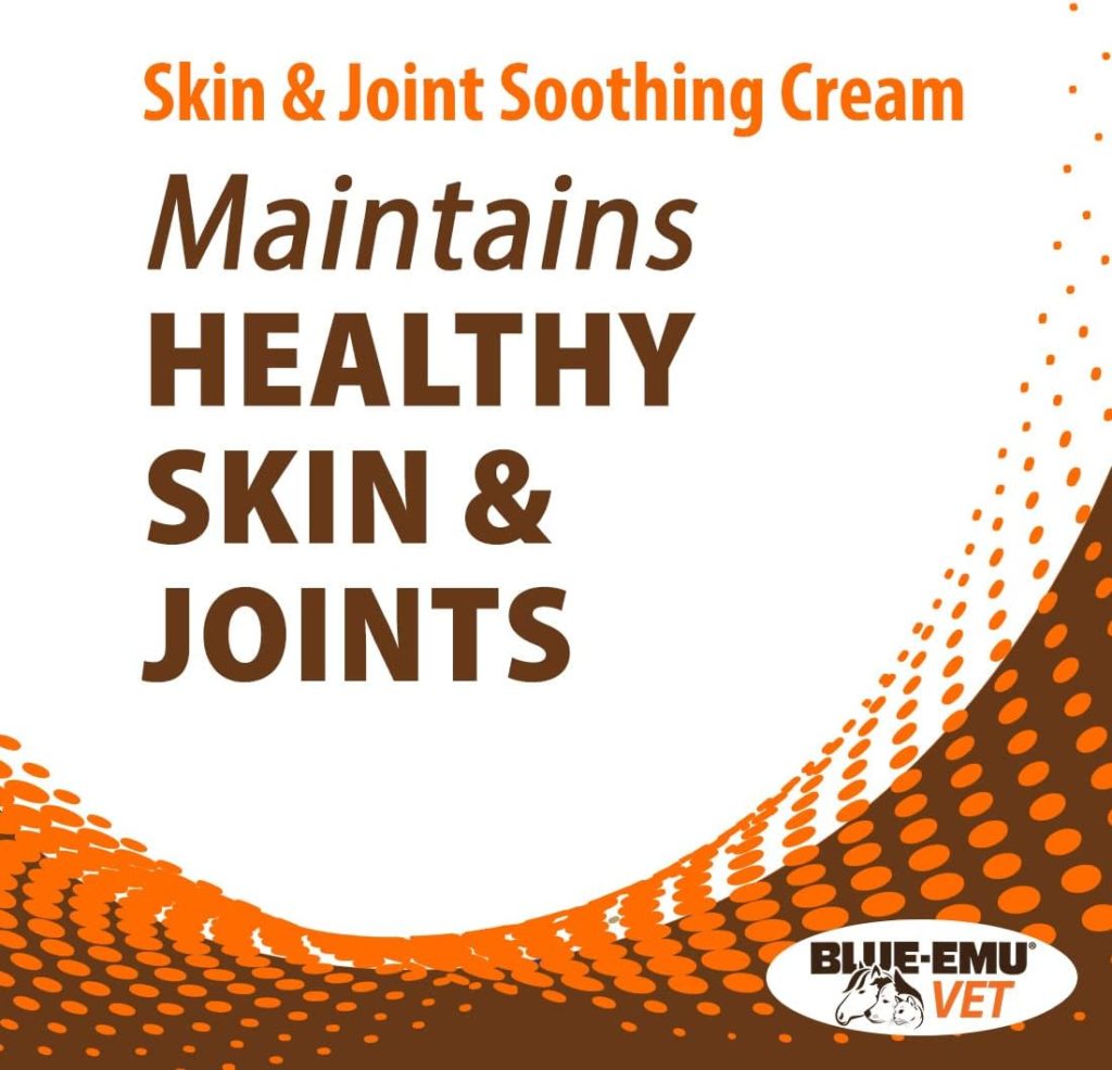 Blue Emu Vet Skin  Joint Soothing Cream - Moisture Relief  Joint Support for Your Furry Friends - 6 oz Jar