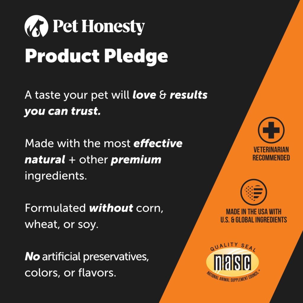 Pet Honesty Senior Hemp Mobility - Hip  Joint Supplement for Senior Dogs - Hemp Oil  Powder, Glucosamine, Collagen, MSM, Green Lipped Mussel, Support Mobility, Helps with Occasional Discomfort (90)