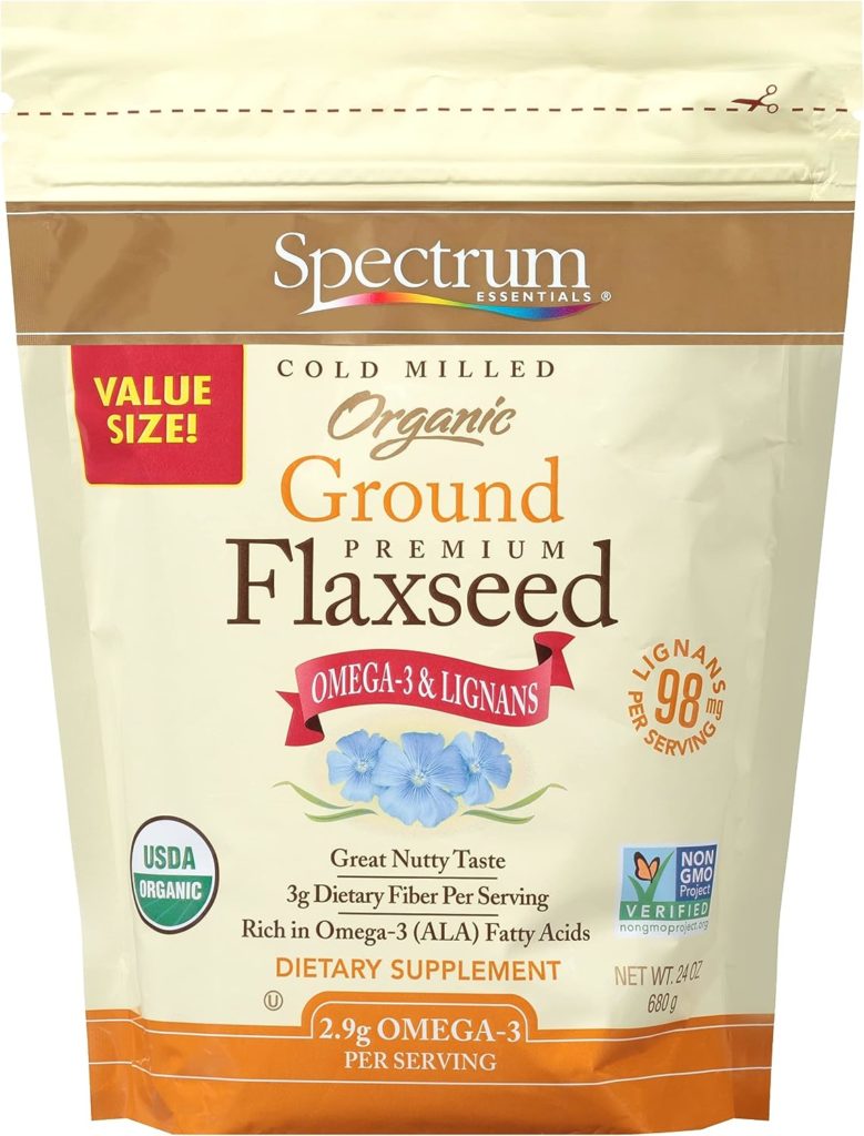 Spectrum Essentials Organic Ground Premium Flaxseed, 24 Oz