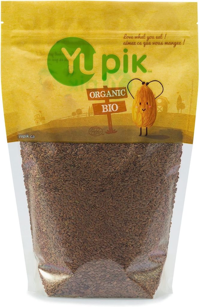 Yupik Organic Flax Seeds, Brown, 2.2 lb