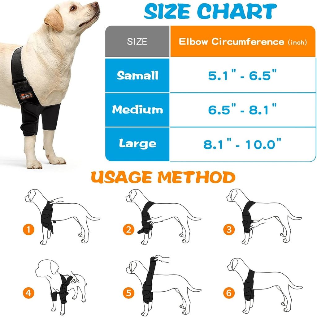 RISURRY/LISPOO Dog Hygroma, Dysplasia, Shoulder Dislocation, Elbow Wound Healing, et - (Both Legs,L)