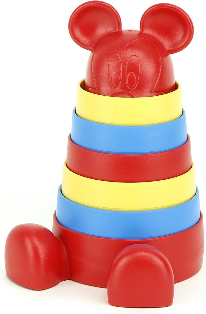 Green Toys Disney Baby Exclusive - Mickey Mouse Stacker, Red