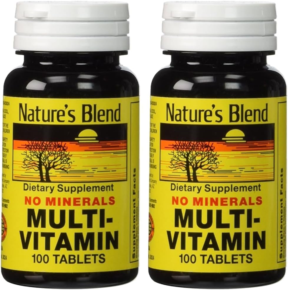 Natures Blend Multi-Vitamin No Minerals 100 Tabs (Model: 3824)