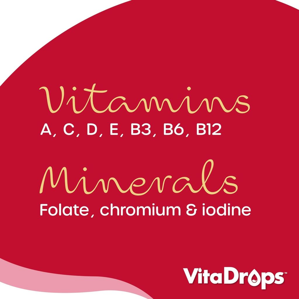 VitaDrops Multivitamin Jelly Beans, Women  Men, Source of Vitamin A C D E B-3 B-6  Biotin, Supports Immune System, Pectin Based, Vegan  Gluten Free, Strawberry Flavor, 90 Jelly Beans, 30 Servings