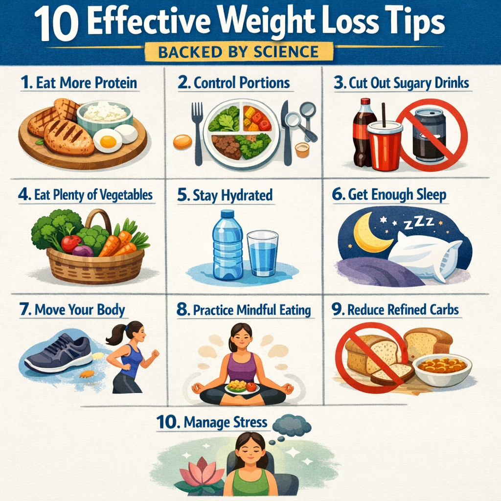 10 Effective Weight Loss Tips Backed by Science